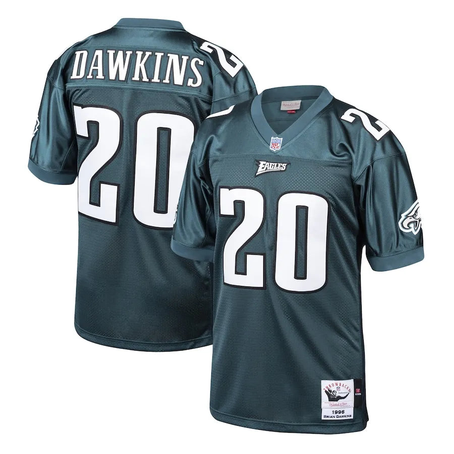 Brian Dawkins Philadelphia Eagles 2004 Throwback Retired Player Jersey - Green