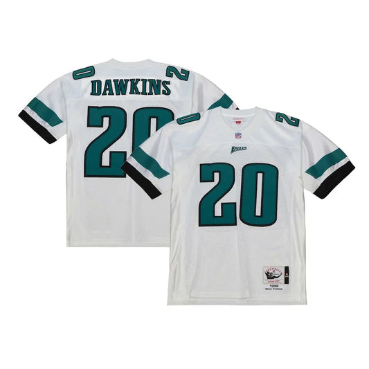 Brian Dawkins Philadelphia Eagles 1996  Throwback Retired Player Jersey - White