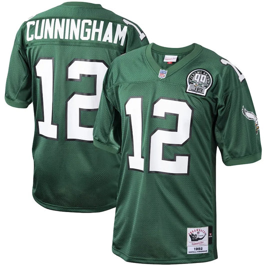 Randall Cunningham Philadelphia Eagles 1994 Throwback Retired Player Jersey - Green