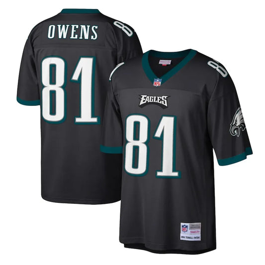 Terrell Owens Philadelphia Eagles Mitchell & Ness Legacy Replica Jersey - Black