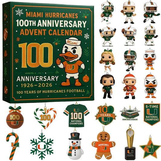 Miami Hurricanes Advent Calendar 2025