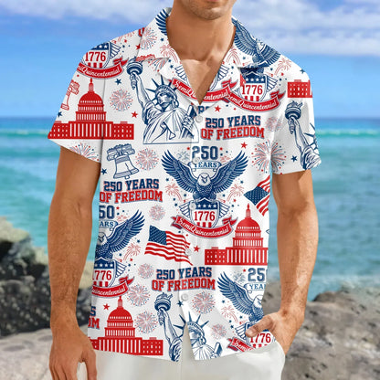 250 Years Of Freedom America Hawaiian Shirt