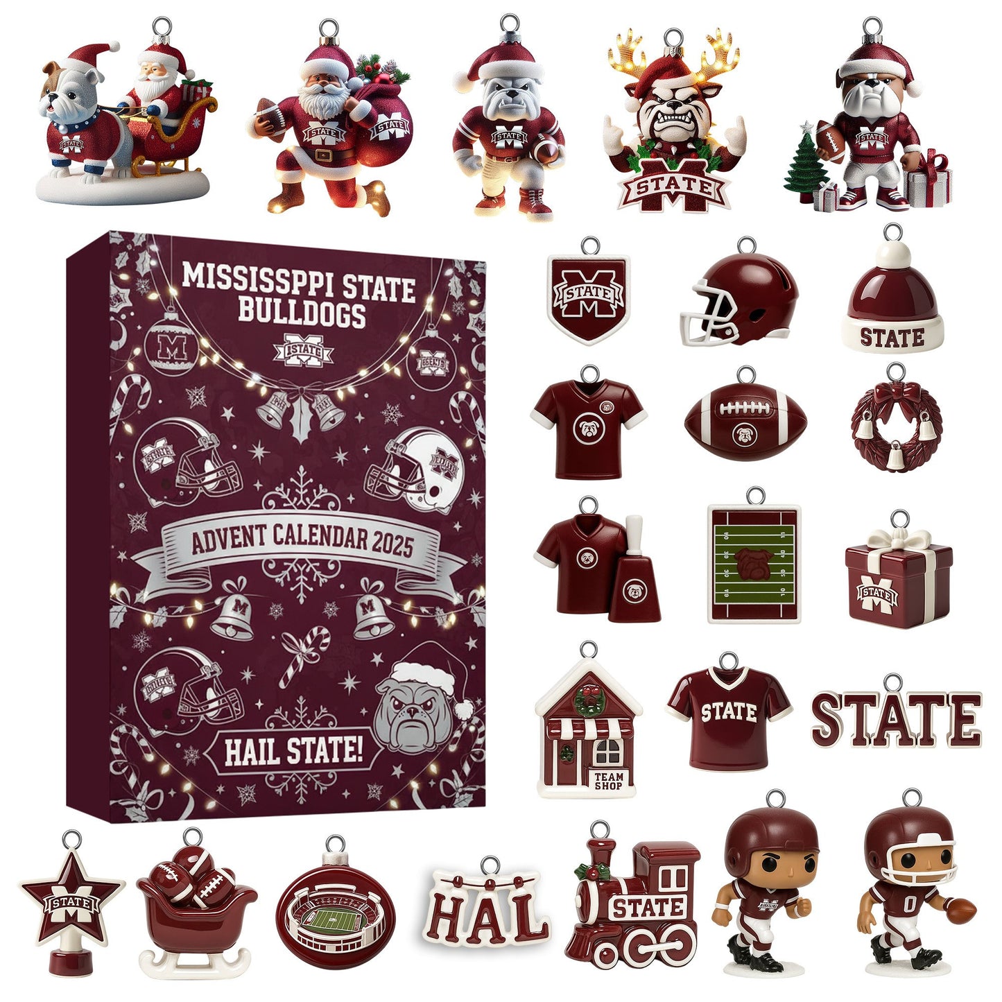 Mississippi State Bulldogs Premium Advent Calendar 2025