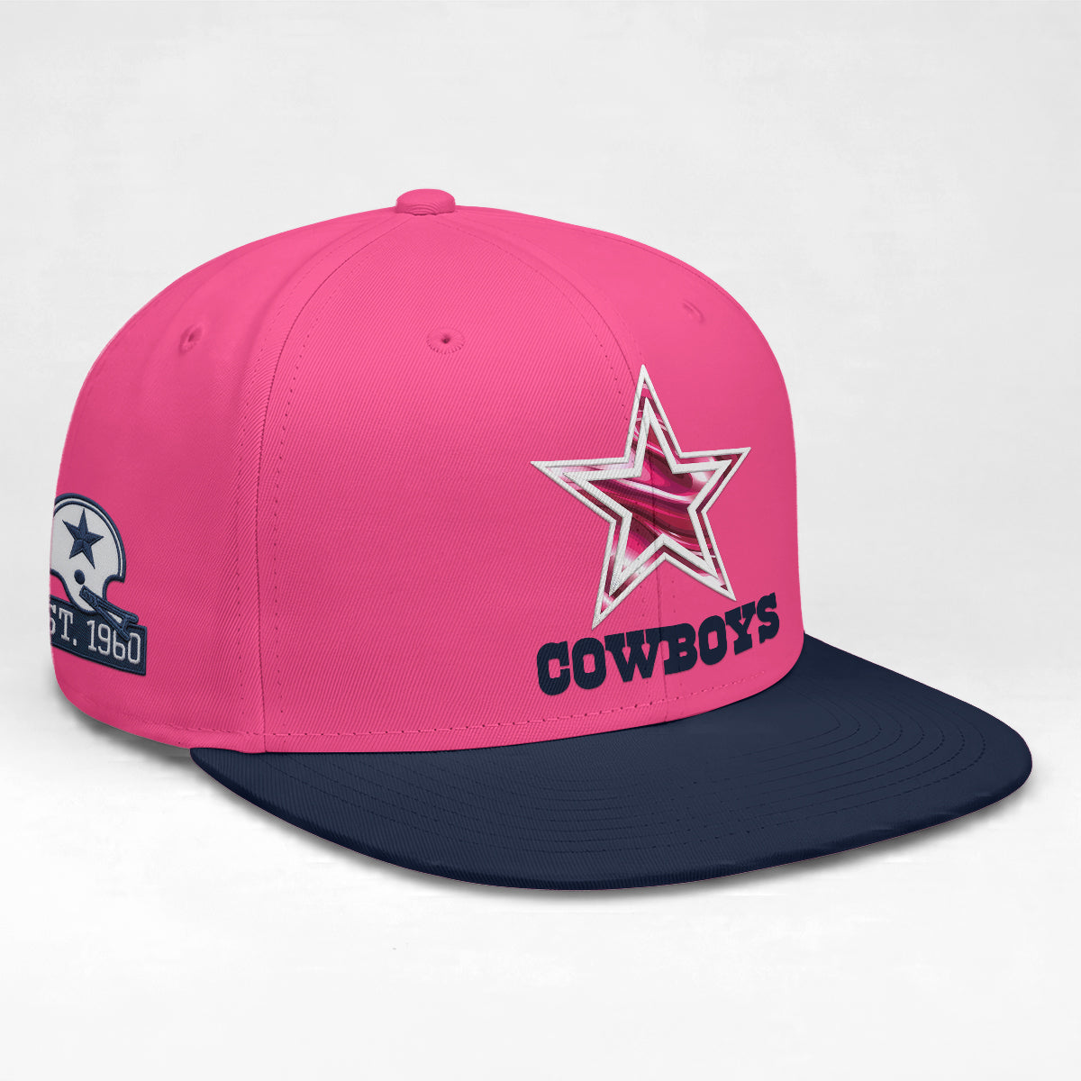 Dallas Cowboys Breast Cancer Awareness Edition Snapback Cap - Printed