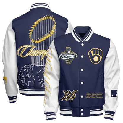 MIL 2026 WS Champions Limited Edition Varsity Jacket - Printed V2