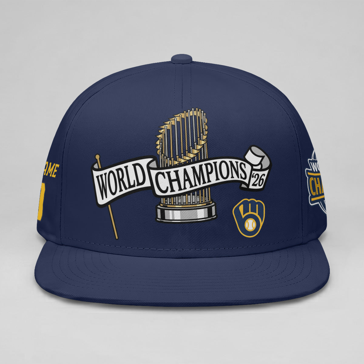 MIL 2026 WS Champions City Connect Personalized Snapback Cap - Printed V7