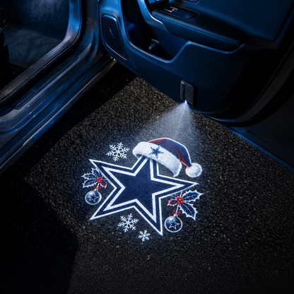 Football Car Door Projector Lights "Jingle Bell" Style