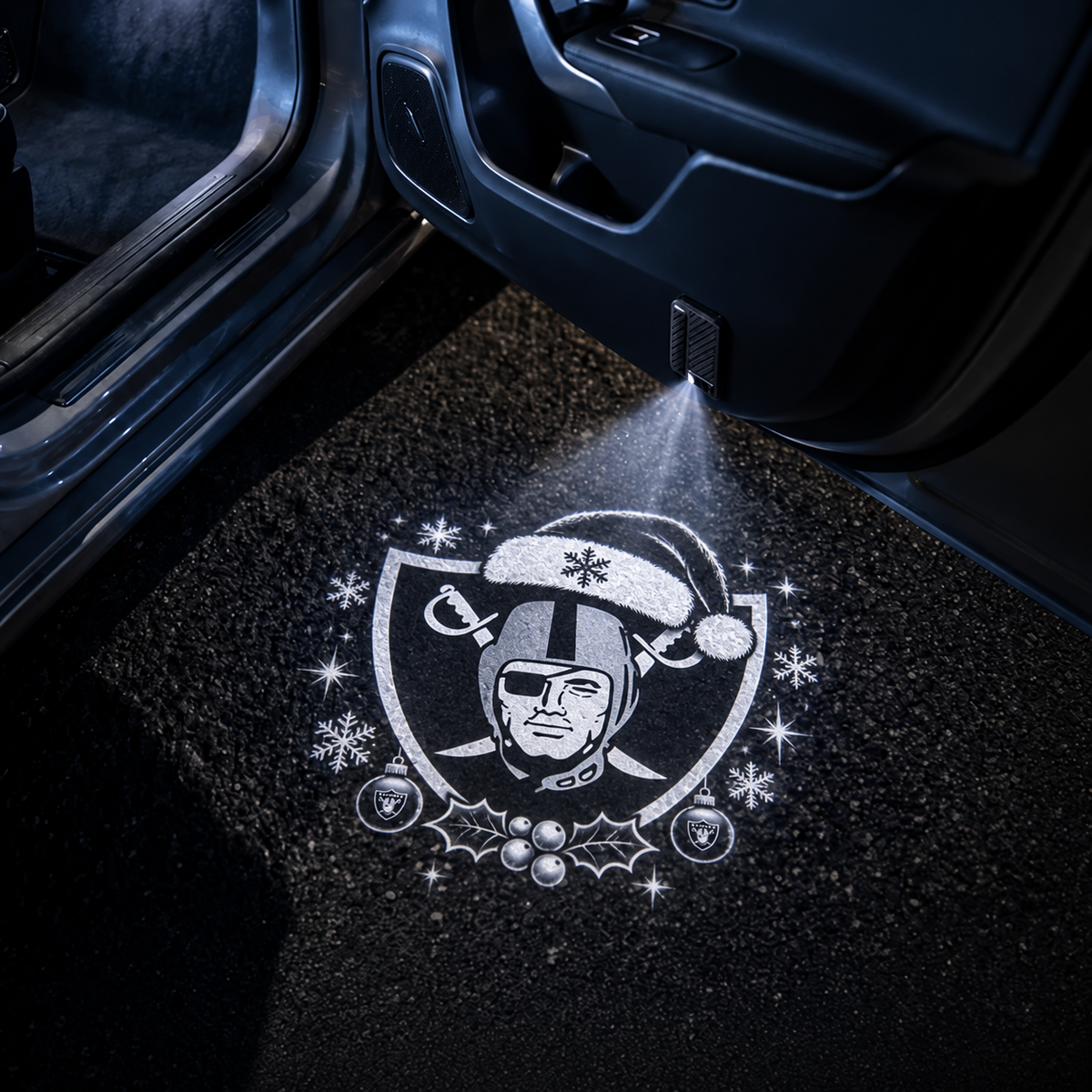 Football Car Door Projector Lights "Jingle Bell" Style