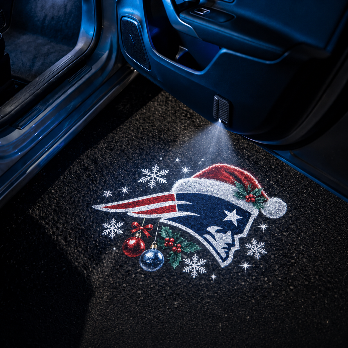 Football Car Door Projector Lights "Jingle Bell" Style