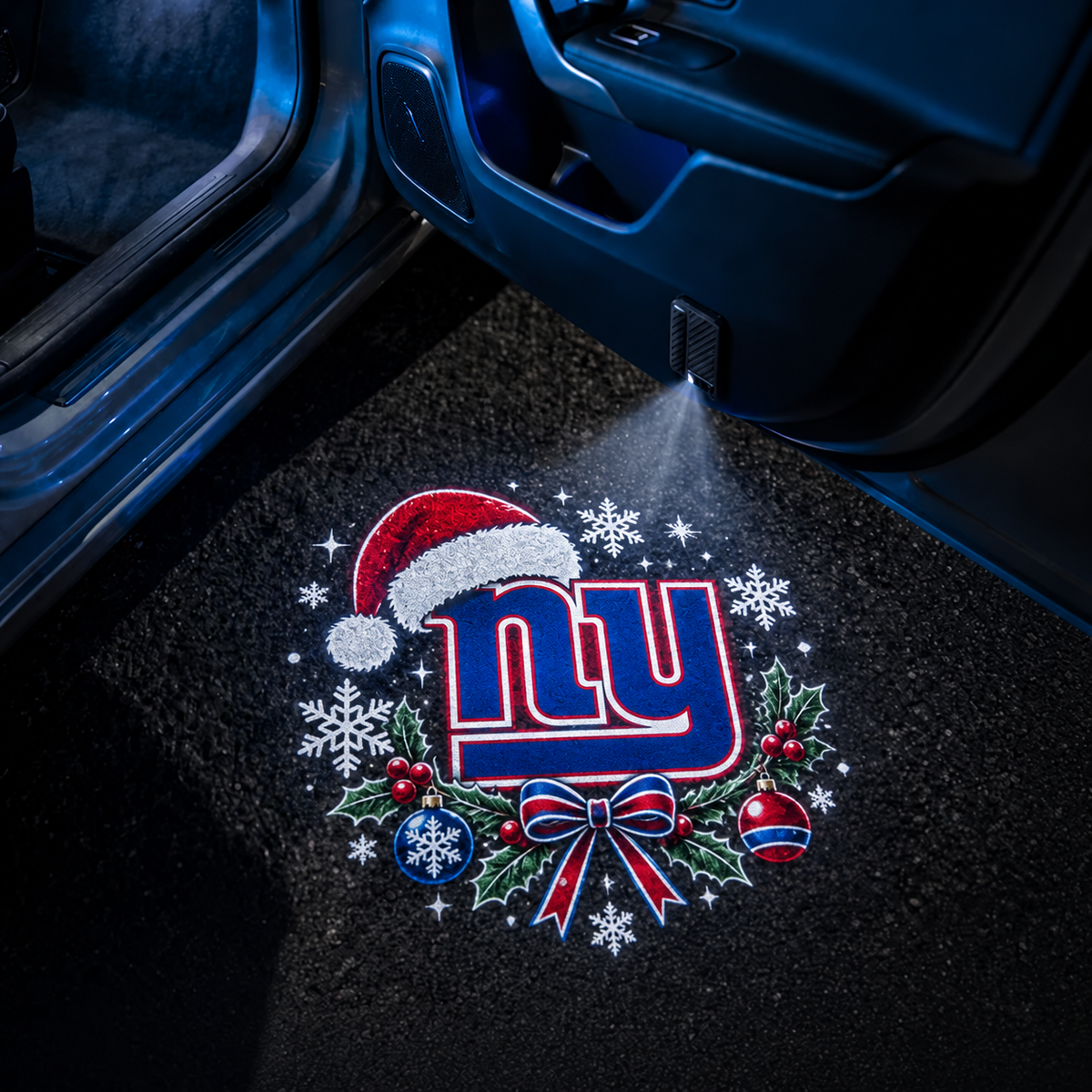 Football Car Door Projector Lights "Jingle Bell" Style