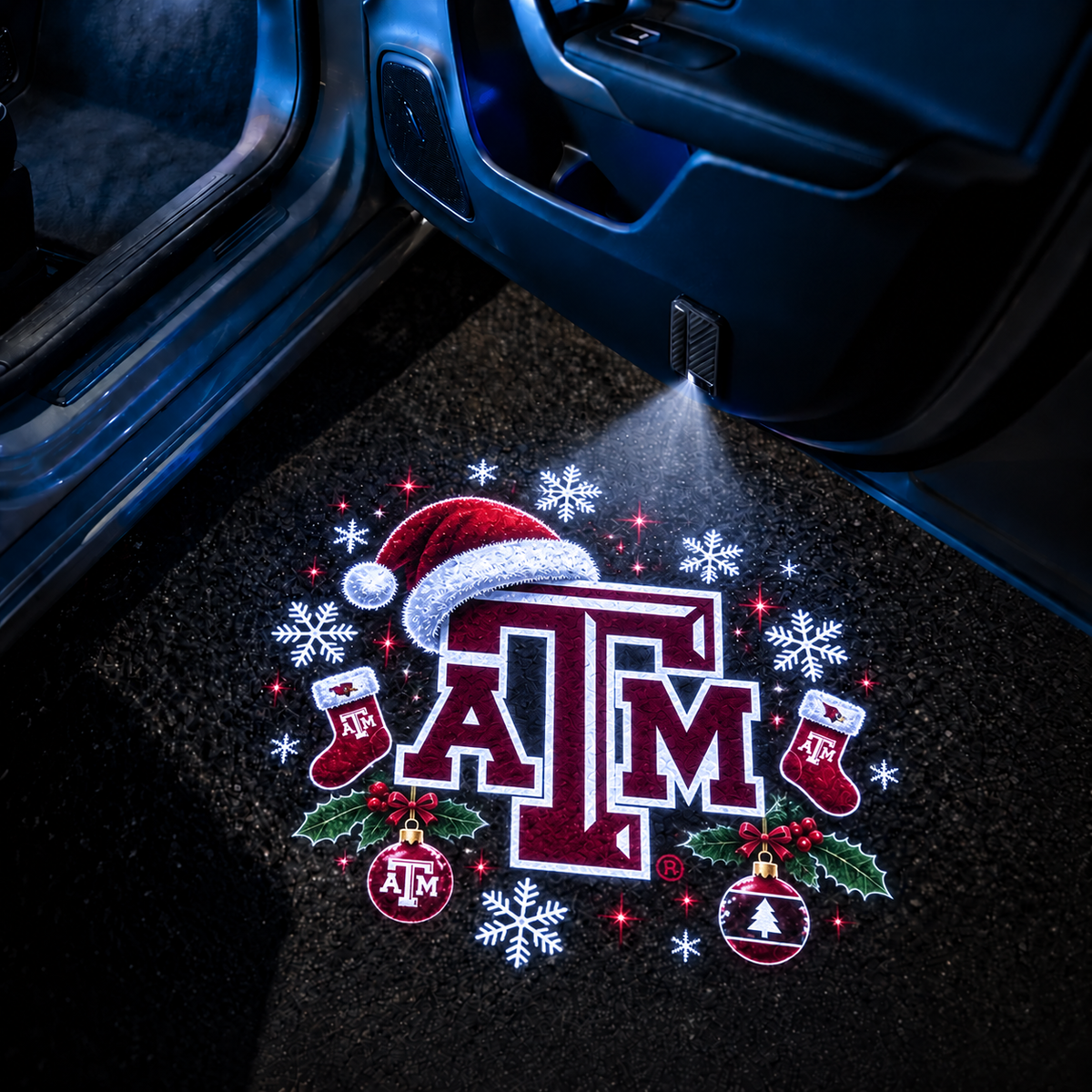Christmas College Football Projector Lights
