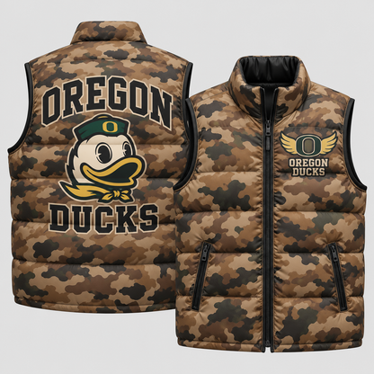 ORE 2026 Military Appreciation Camo Puffer Vest - Printed
