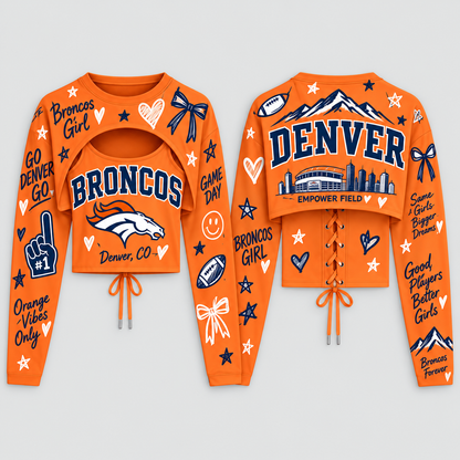 Denver Broncos "Denver Field" Shrug Cami - Printed