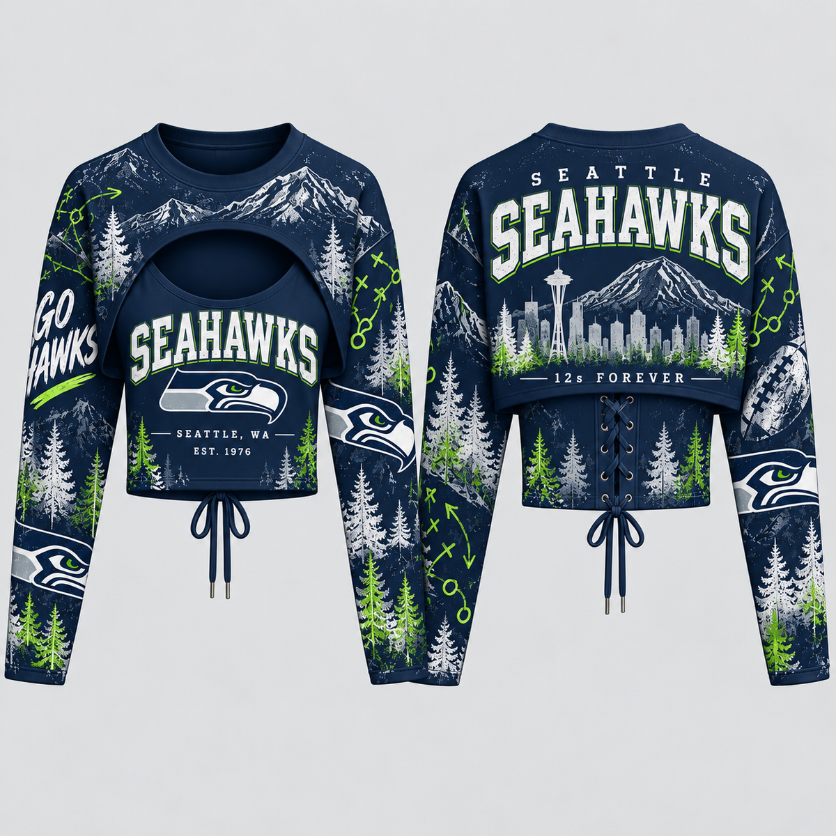 SEA Landscape Shrug Cami - Printed