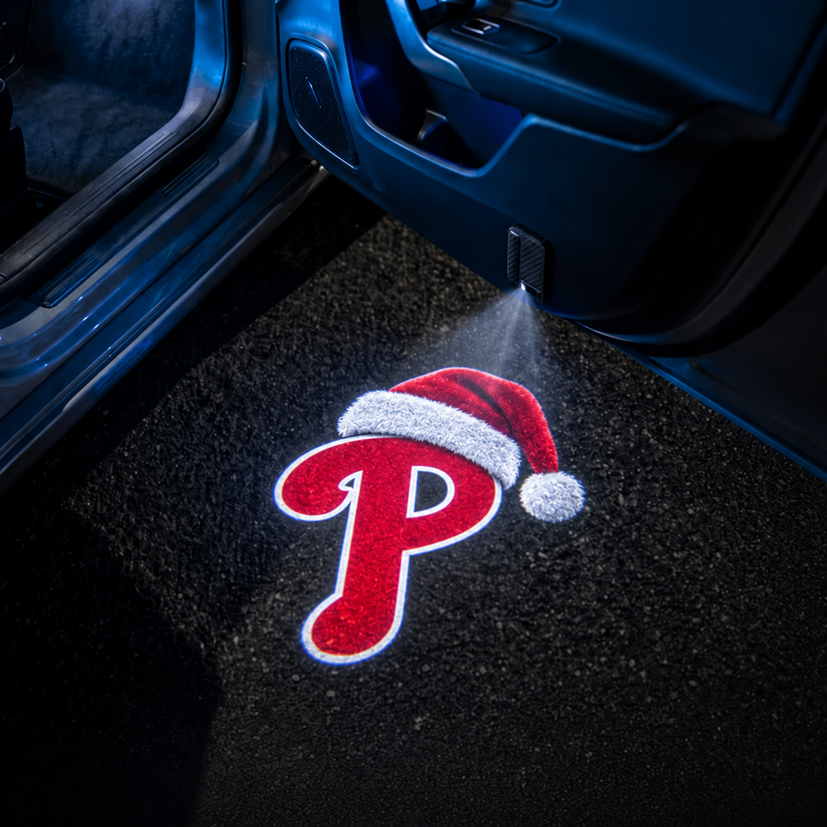 Christmas Baseball Car Door Projector Lights