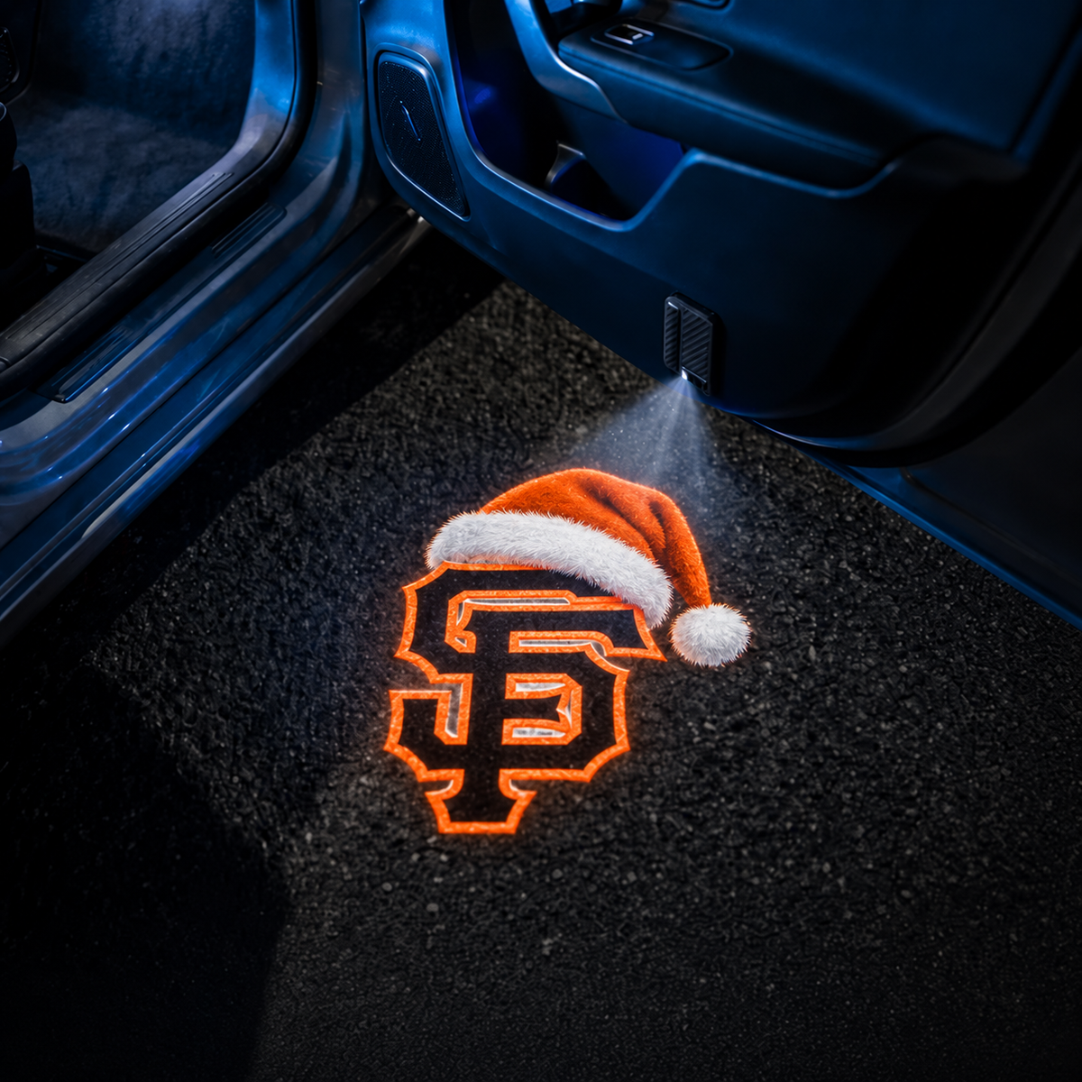 Christmas Baseball Car Door Projector Lights