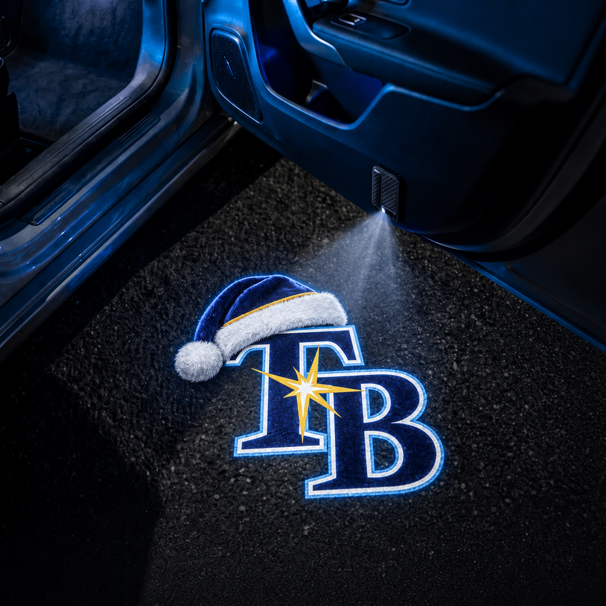 Christmas Baseball Car Door Projector Lights