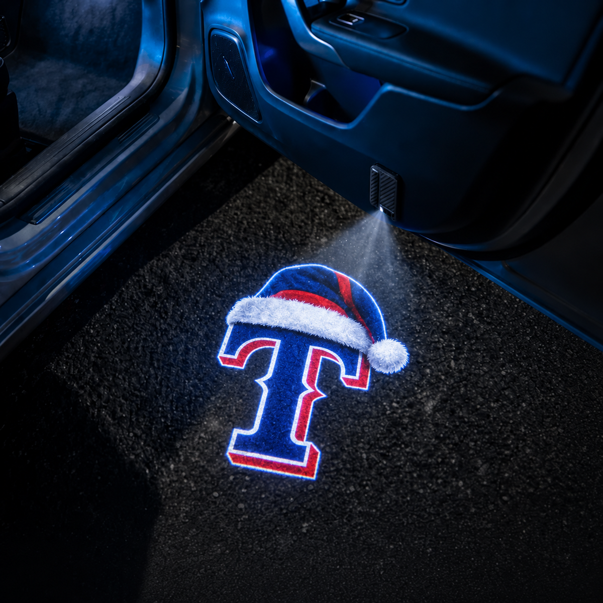 Christmas Baseball Car Door Projector Lights