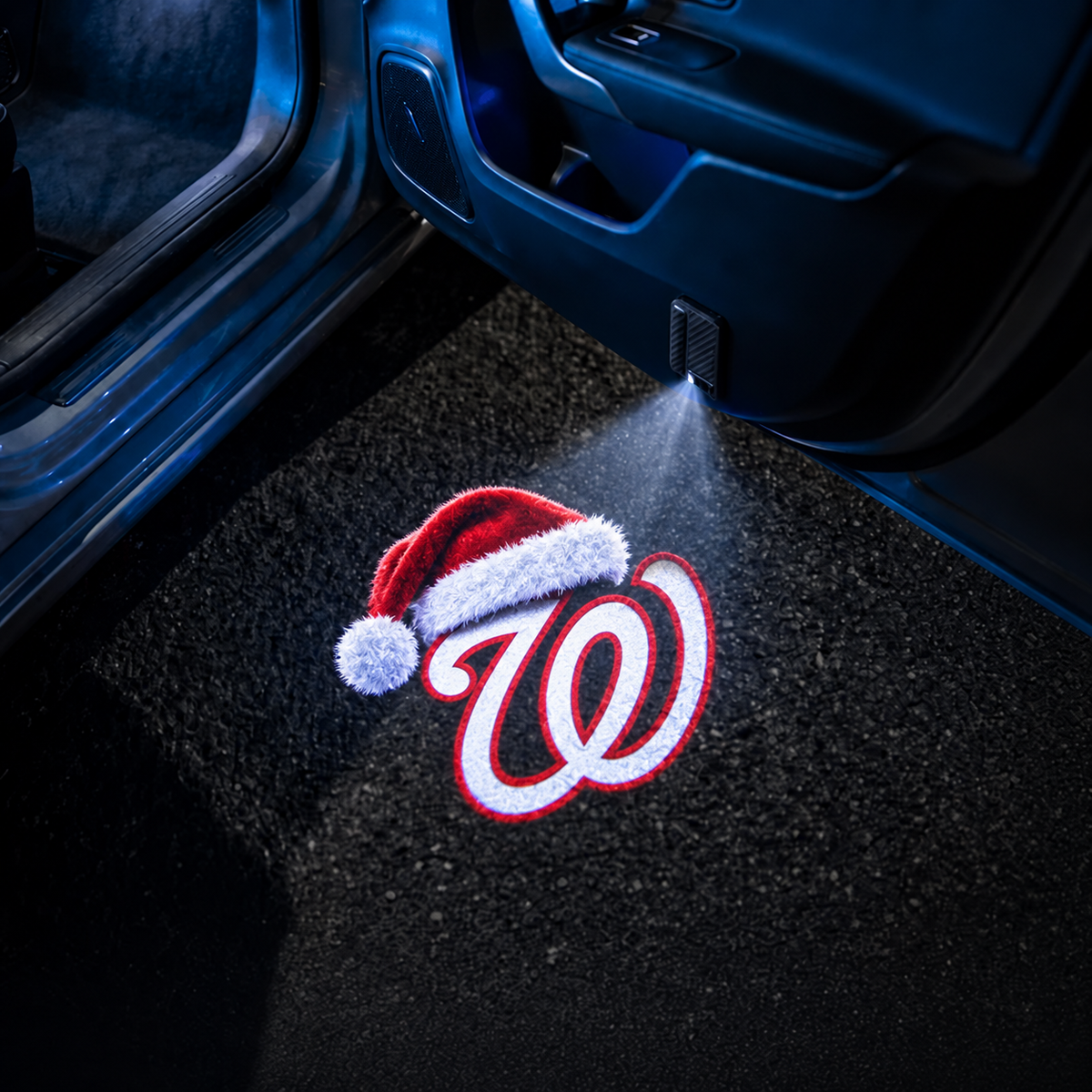 Christmas Baseball Car Door Projector Lights