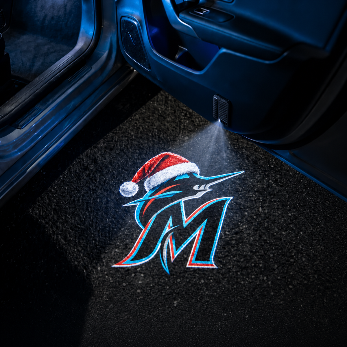 Christmas Baseball Car Door Projector Lights