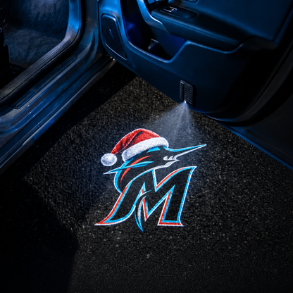 Christmas Baseball Car Door Projector Lights