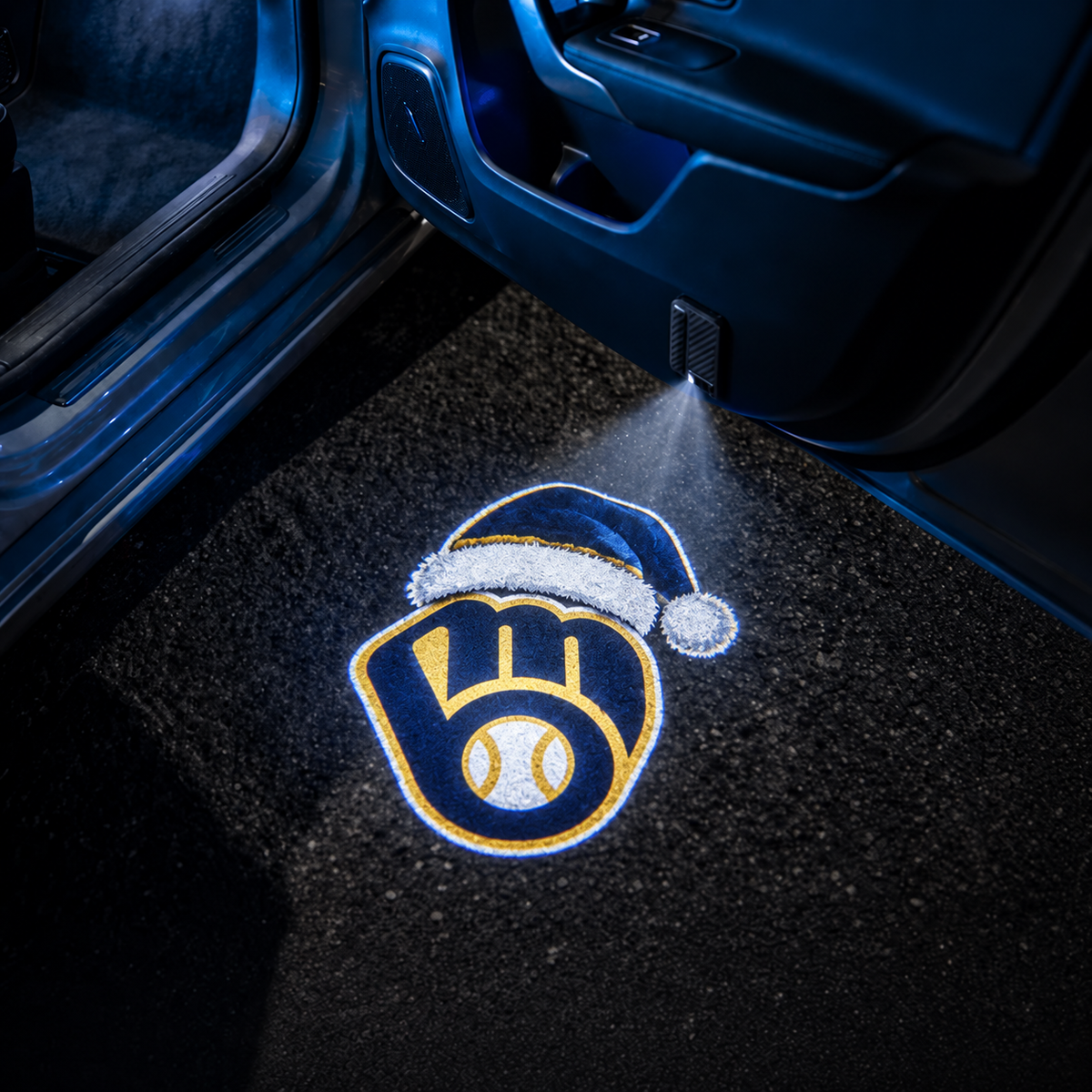 Christmas Baseball Car Door Projector Lights