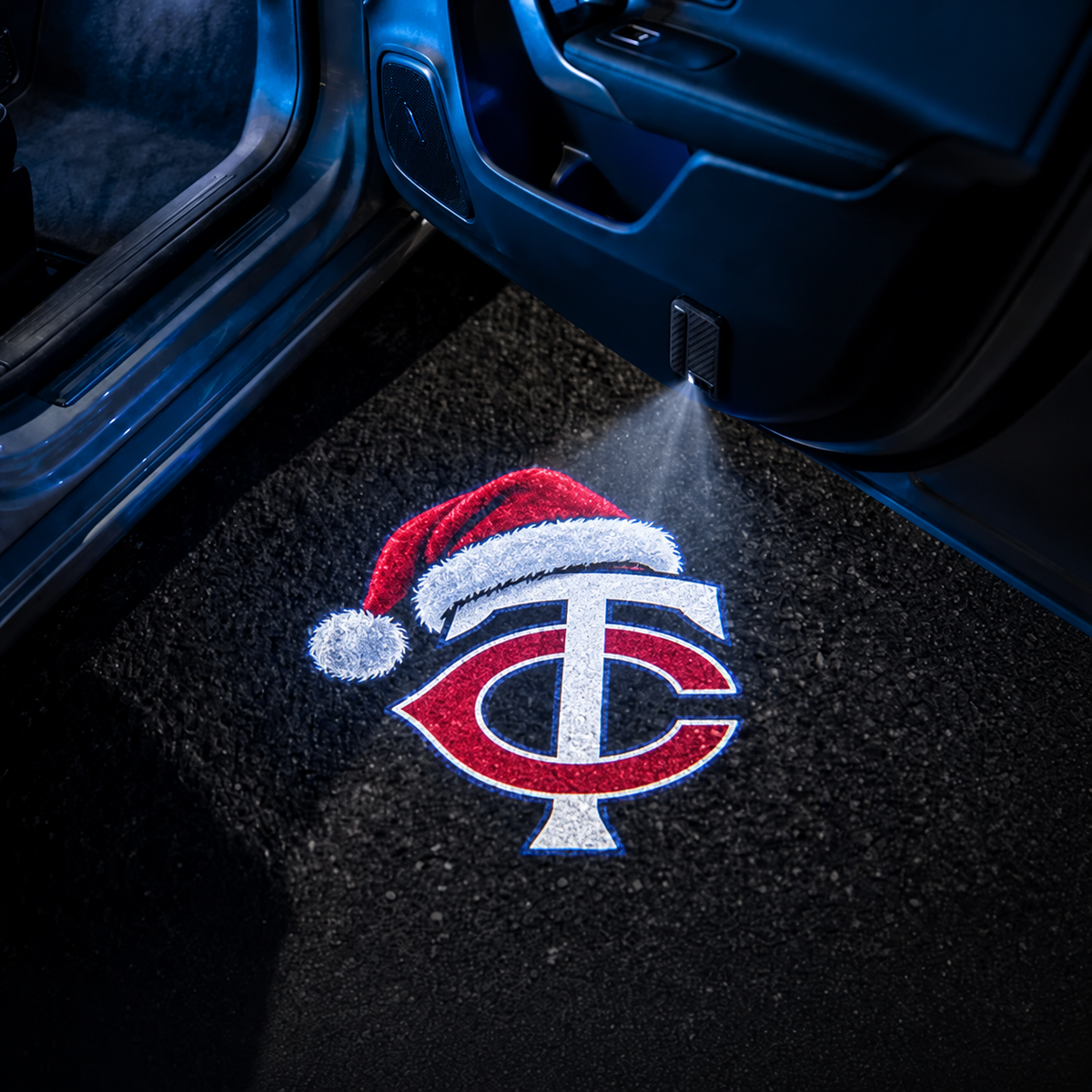 Christmas Baseball Car Door Projector Lights