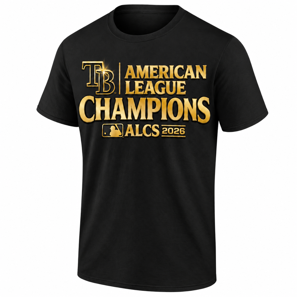 TBR American League Champions 2026 Gold Style One Side T-Shirt - Printed
