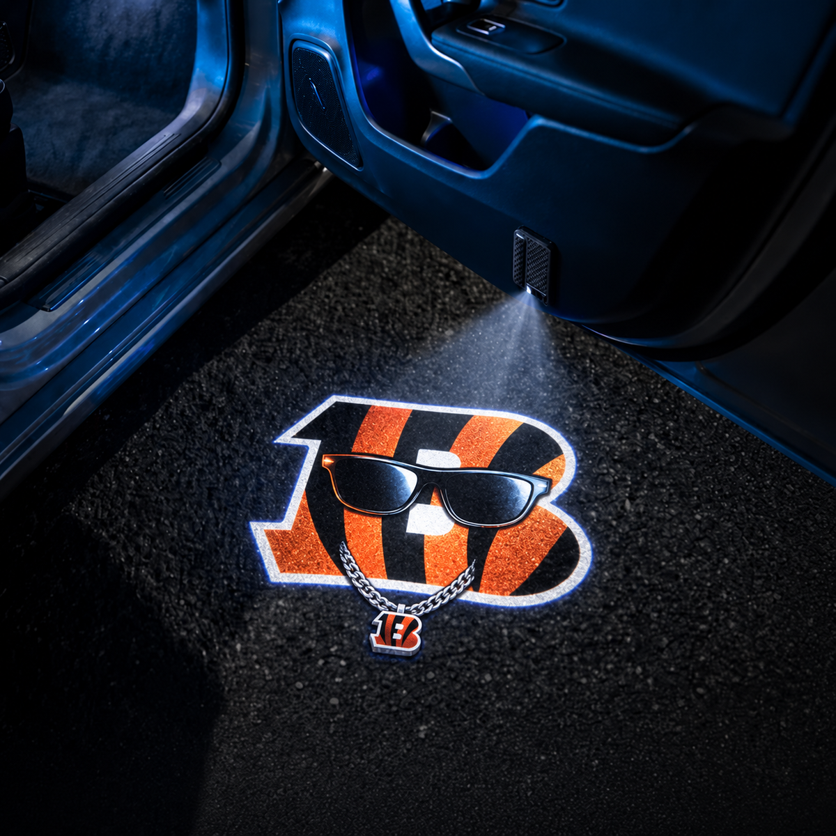 Football Car Door Projector Lights "Cool" Style