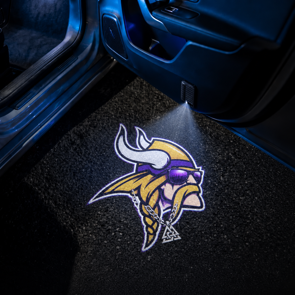 Football Car Door Projector Lights "Cool" Style