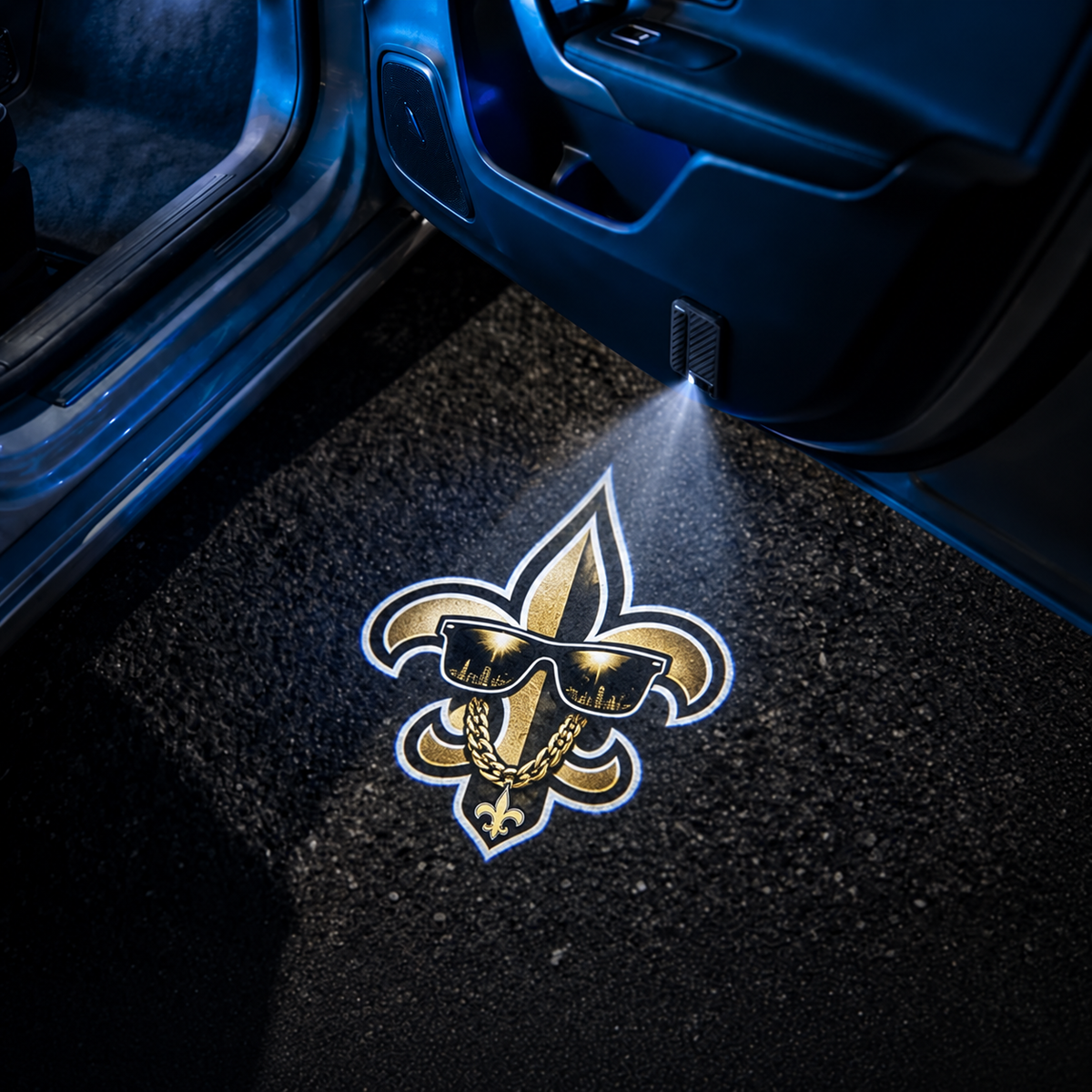 Football Car Door Projector Lights "Cool" Style