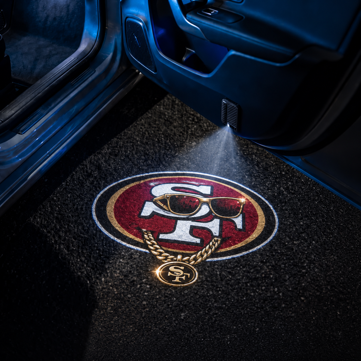 Football Car Door Projector Lights "Cool" Style