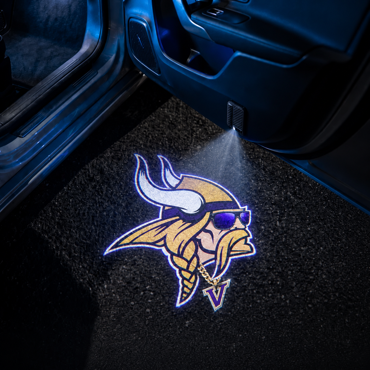 Football Car Door Projector Lights "Cool" Style