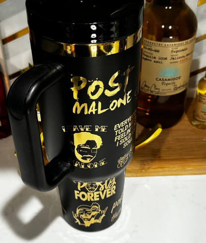 Malone 40oz Engraved Tumbler- Gift For Fans- 406TTTB145