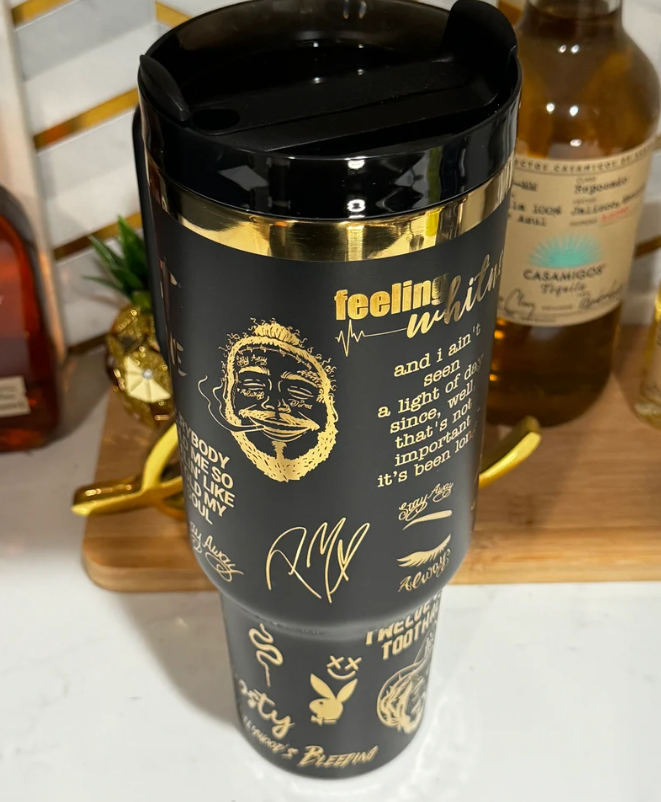 Malone 40oz Engraved Tumbler- Gift For Fans- 406TTTB145