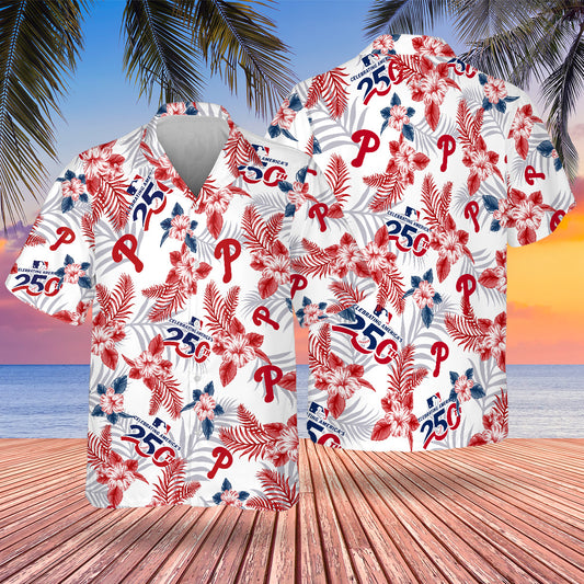 PHI Special Semiquincentennial Hawaiian Design Button Shirt