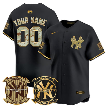 Yankees x USMC 2024 Vapor Premier Limited Custom Jersey VTTLJS - All Stitched