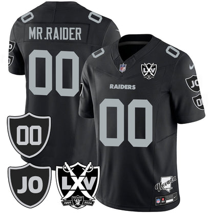 Raiders Vapor Limited Jersey - All Stitched - Honor Jim Otto