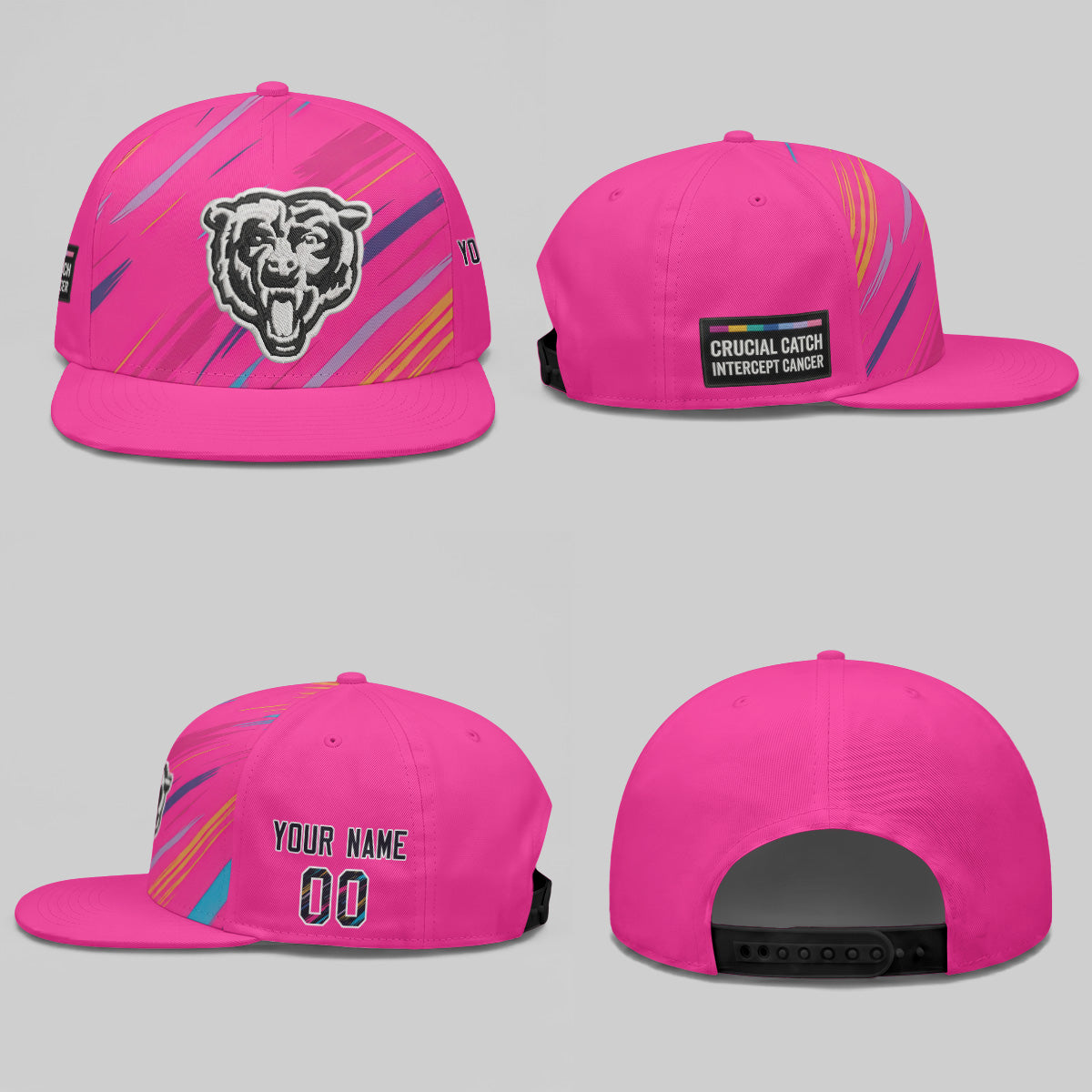 CHI Intercept Cancer 2026 Edition Custom Snapback Cap - Printed