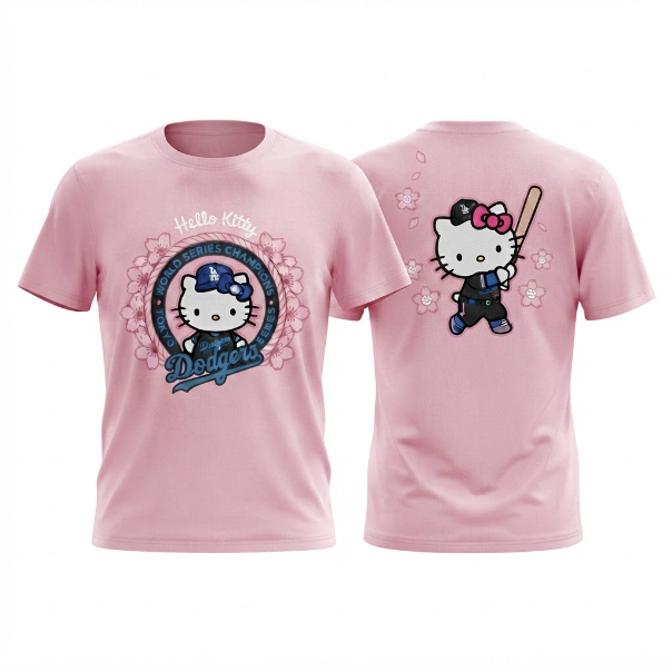 LAD x Hello Kitty Tokyo Series 2025 Champions 3D T-Shirt - Printed