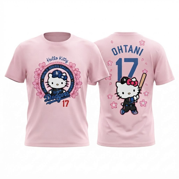 LAD x Hello Kitty Tokyo Series 2025 Champions 3D T-Shirt - Printed