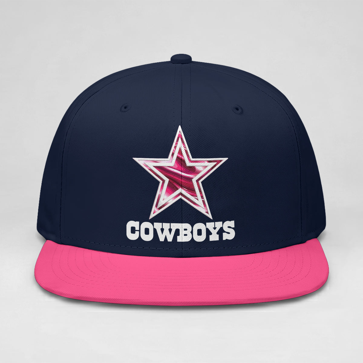 Dallas Cowboys Breast Cancer Awareness Edition Snapback Cap - Printed