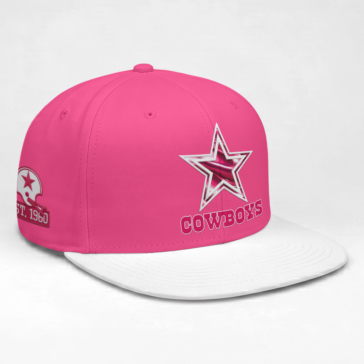 Dallas Cowboys Breast Cancer Awareness Edition Snapback Cap - Printed