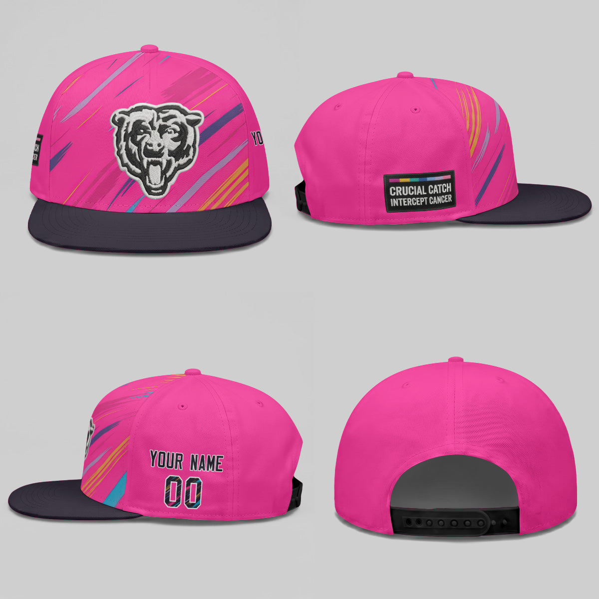 CHI Intercept Cancer 2026 Edition Custom Snapback Cap - Printed