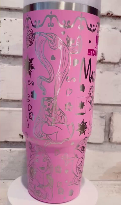 Tangled Engraved Tumbler 40oz