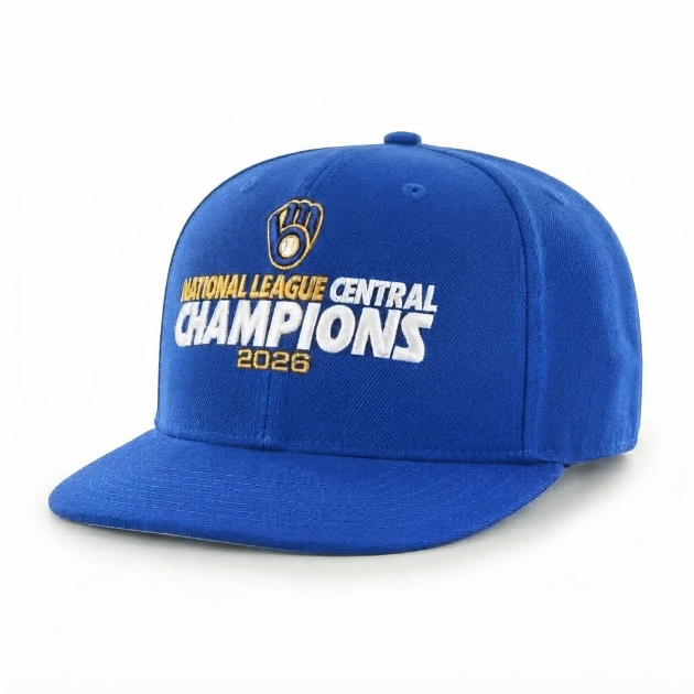 MIL 2026 NL Central Division Champions Snapback Cap - Embroidered V2