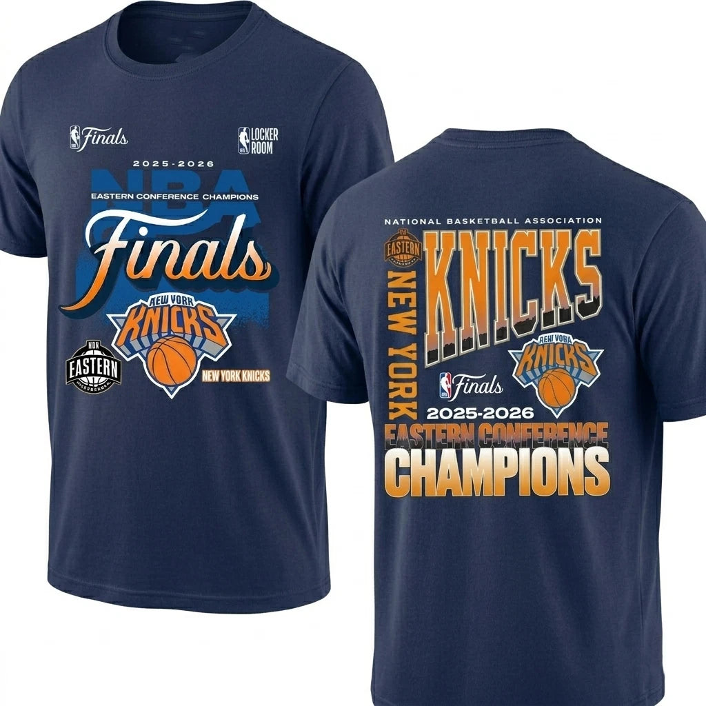 NYK 2026 Basketball  Finals Printed T-Shirt V4