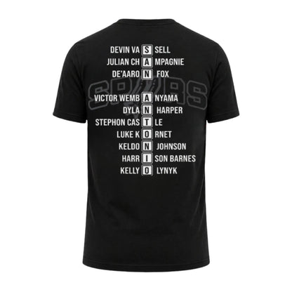 SAS 2026 Western Conference Champions Black Printed T-Shirt