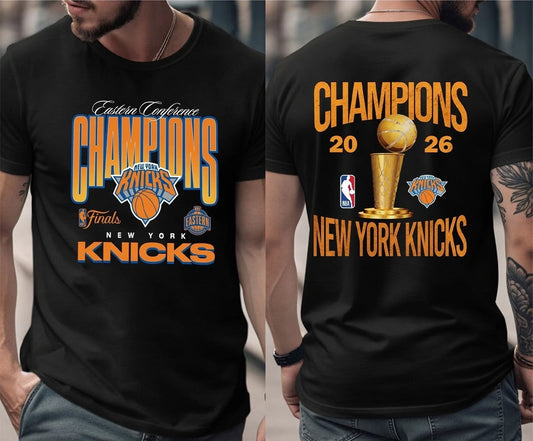 NYK 2026 Basketball  Finals Printed T-Shirt V3