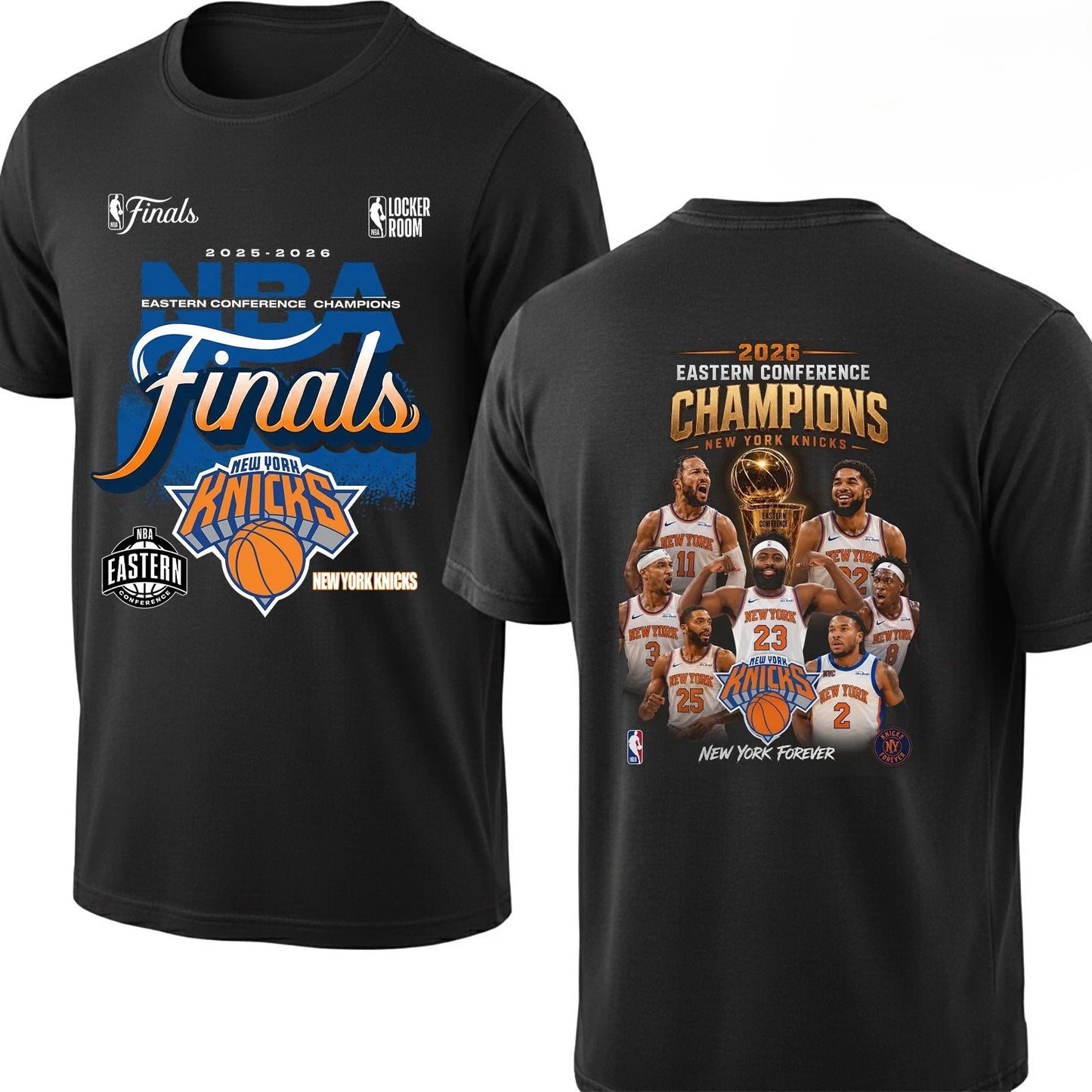 NYK 2026 Basketball  Finals Printed T-Shirt V2